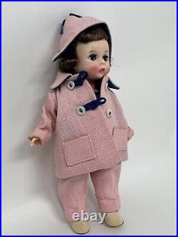 Vintage 1957 Madame Alexander-Kins Wendy Has A Car Coat Pink & Blue #371 Rare