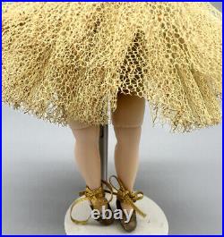 Vintage 1959 Madame Alexander Cissette Ballerina Doll Gold Tutu #713 9 Doll