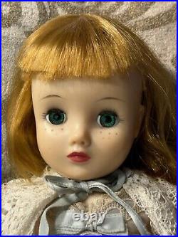 Vintage 1960s MME Alexander 15 Elise Maggie Mixup Doll Green Eyes Redhead