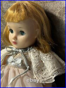 Vintage 1960s MME Alexander 15 Elise Maggie Mixup Doll Green Eyes Redhead