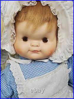 Vintage 1960s Madame Alexander Eloise Wilkin Design 22 SO BIG Baby Doll Orig of