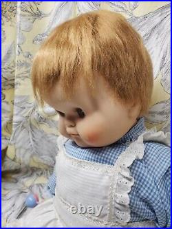 Vintage 1960s Madame Alexander Eloise Wilkin Design 22 SO BIG Baby Doll Orig of