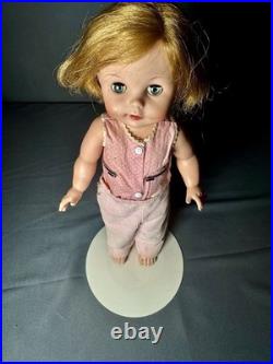 Vintage 1961 Madame Alexander 14 Doll Blue Eyes Collector Rare