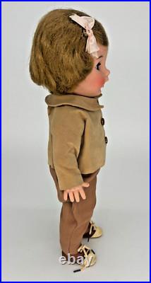 Vintage 1961 Madame Alexander Caroline Kennedy Doll Brown Jacket and Pants