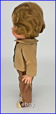 Vintage 1961 Madame Alexander Caroline Kennedy Doll Brown Jacket and Pants