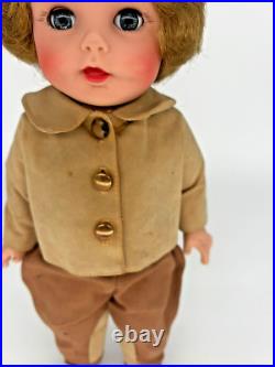 Vintage 1961 Madame Alexander Caroline Kennedy Doll Brown Jacket and Pants