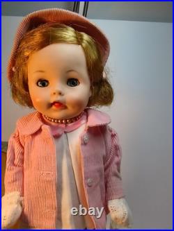 Vintage 1961 Madame Alexander Caroline Kennedy Doll with accessories and skates