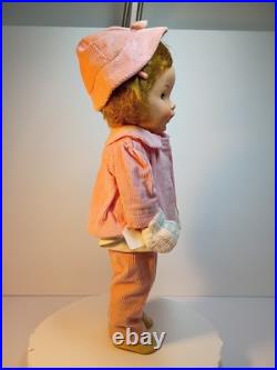 Vintage 1961 Madame Alexander Caroline Kennedy Doll with accessories and skates