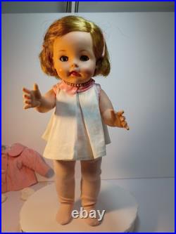 Vintage 1961 Madame Alexander Caroline Kennedy Doll with accessories and skates