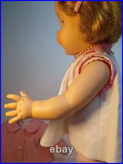 Vintage 1961 Madame Alexander Caroline Kennedy Doll with accessories and skates