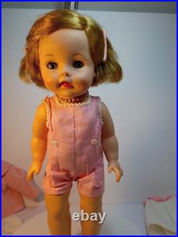 Vintage 1961 Madame Alexander Caroline Kennedy Doll with accessories and skates