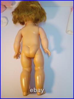 Vintage 1961 Madame Alexander Caroline Kennedy Doll with accessories and skates