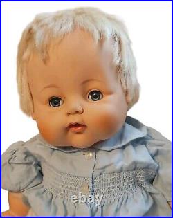 Vintage 1961 Madame Alexander Kitten Baby Doll 21 Soft Body Sleepy Eyes