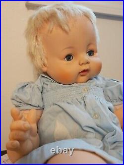 Vintage 1961 Madame Alexander Kitten Baby Doll 21 Soft Body Sleepy Eyes