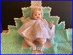 Vintage 1962 Madame Alexander Kitten Charming Baby Doll 18 Orig Clothing Tag