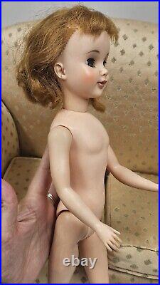 Vintage 1965 Madame Alexander Polly Doll 17 Brunette with Extra Clothes