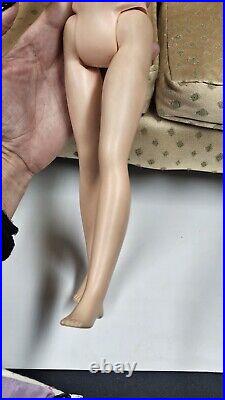 Vintage 1965 Madame Alexander Polly Doll 17 Brunette with Extra Clothes
