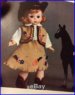 Vintage 1967-1969 Madame Alexander-Kin Cow Girl Bent Knee Walker