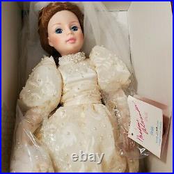 Vintage 1980s Madame Alexander 21 inch Portrait Bride New in Box with Stand