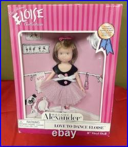 Vintage 2001 Madame Alexander Love to Dance Eloise 8 Vinyl Doll In Box Sealed