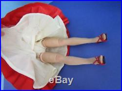 Vintage 20 1950's Lovely Blonde Madame Alexander Cissy Doll Tagged Red Outfit