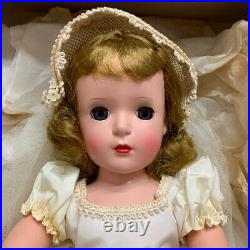 Vintage 50's Madame Alexander 16 Wendy Bride HP Doll in Box Margaret Face