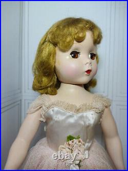 Vintage 50's Madame Alexander Maggie Faced Bridesmaid Doll 17 Rare