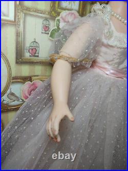 Vintage 70's Madame Alexander Elise Marybel Faced Doll 16 As Pink Bridesmaid