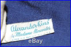 Vintage 7 1/2 Madame Alexander Kin Doll BKW Alex With Skates Beautiful