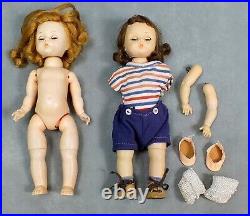 Vintage ALEXANDER-KINS MADAME ALEXANDER Dolls SLEEPY EYE Lot of 2