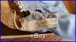 Vintage Alexander-Kins Doll Dress/Straw Hat withOriginal Box #0426