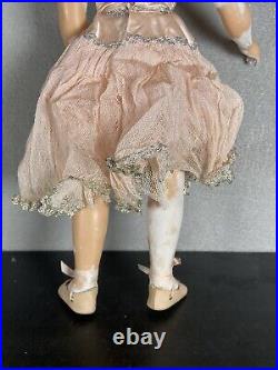 Vintage Alexander NINA Ballerina with Clover Hang Tag 17 In Dress Doll 1950s