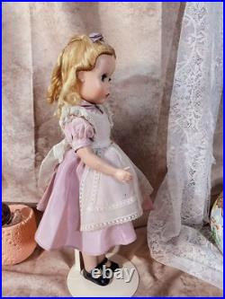 Vintage Alice in Wonderland with Maggie Face Madame Alexander 14 Tagged Dress