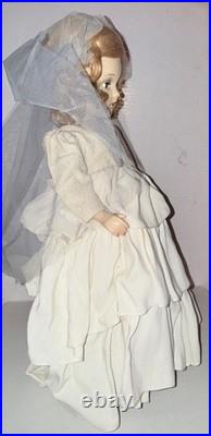 Vintage Antique WENDY ANN BRIDE 1930s COMPOSITION MADAME ALEXANDER Doll