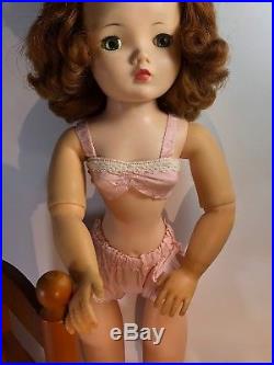 Vintage CISSY Doll in Tagged HTF dress! Includes ORIGINAL SHOES & CRINOLINE