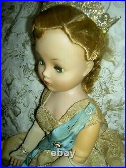 Vintage CISSY, Mme. Alexander 21, tagged Queen Elizabeth doll #2281 all orig