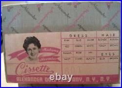 Vintage Cissette With Original Outfit & Box Original Owner + Clothing Lot GORGEOUS