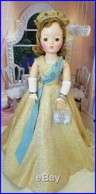 Vintage Cissy Doll Queen Elizabeth Coronation Rare Side Part 1957