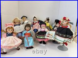 Vintage Collectible Madame Alexander Dolls International Dolls Set Of 11 W6