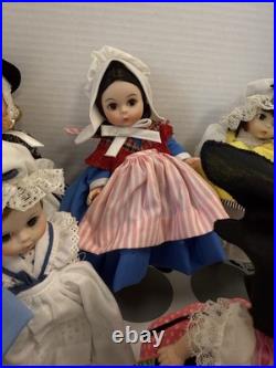 Vintage Collectible Madame Alexander Dolls International Dolls Set Of 11 W6