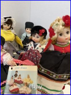 Vintage Collectible Madame Alexander Dolls International Dolls Set Of 11 W6