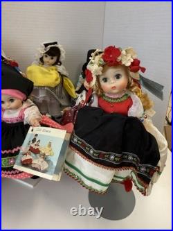 Vintage Collectible Madame Alexander Dolls International Dolls Set Of 11 W6