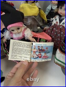 Vintage Collectible Madame Alexander Dolls International Dolls Set Of 11 W6
