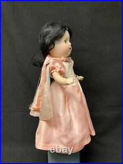 Vintage Composition Madame Alexander Doll, Tagged Snow White