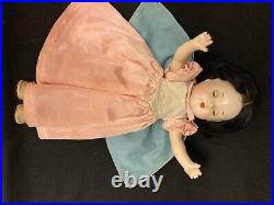 Vintage Composition Madame Alexander Doll, Tagged Snow White