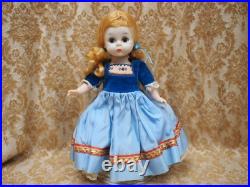 Vintage Doll MADAME ALEXANDER NEW YORK Girls in European folk costumes withStand
