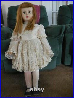 Vintage Doll Madame Alexander 36 1959 Playpal Type JANIE Strawberry Blonde Hair