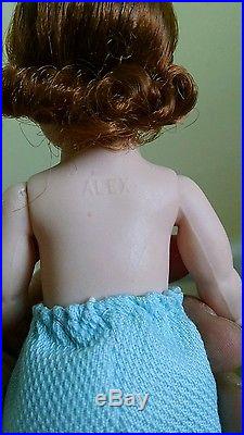 Vintage HTF Madame Alexander Wendy Kins Doll 1950's MIB Auburn Hair