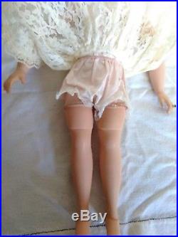 Vintage High Color, Madame Alexander Elise Doll in Full Slip, and Jewelry