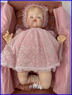 Vintage Large Madame Alexander Kitten Baby Doll Pink Dress All Original Box 5310